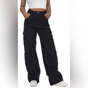 Black Cargo Pants